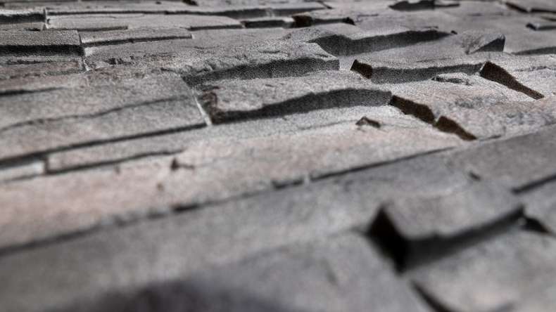 planeo stone-look façade panel - NoviStone Lava 1054 x 334 mm