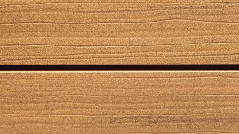 planeo Fassado - WPC rhombus strip facade cladding Prime oak brown XXL 4 m