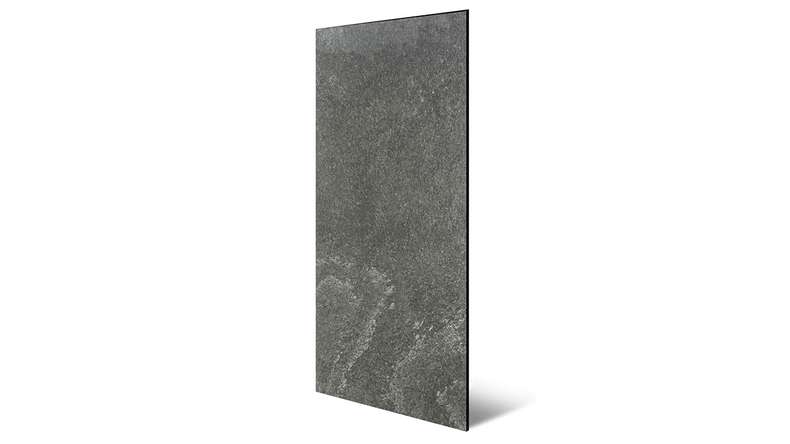 planeo acoustic panel - MixWall Mineral Mood Grey Slate 52 x 104 cm | real stone (PLMW-20411C)