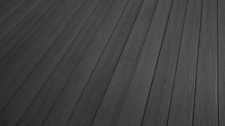 planeo TitanWood - solid plank wood structure dark grey