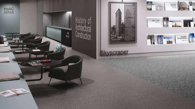 Gerflor Industrial Flooring – Creation 70 Connect Gentleman Taupe (36900089)