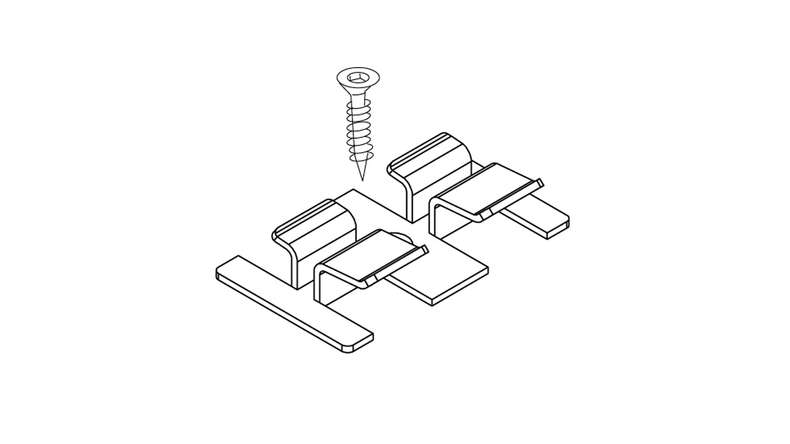 planeo Fassado - facade bracket set stainless steel