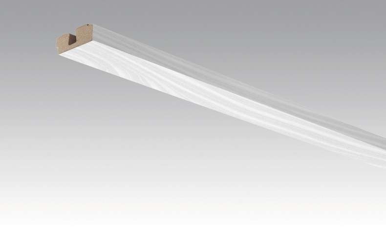 MEISTER Skirting Boards Ceiling Trims Silver Ash 330 - 2380 x 40 x 15 mm (200032-2380-00330)