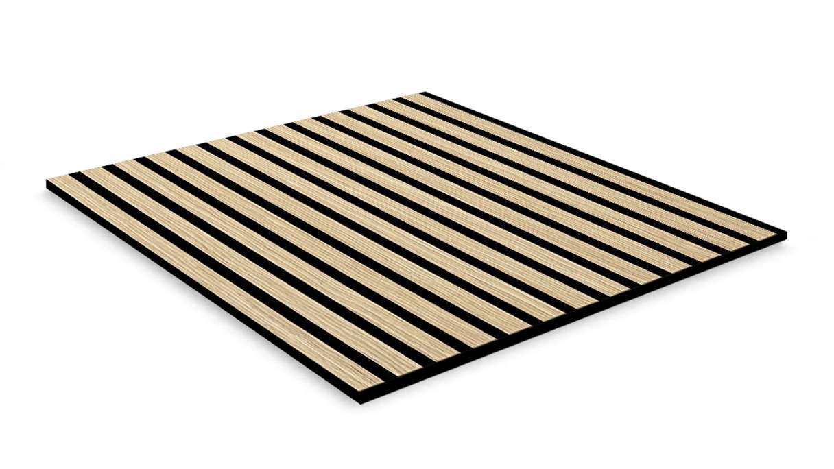 planeo acoustic panel - MixWall Timber Solid Flare Oak 52 x 52 cm | real wood veneer (PLMW-00311C)