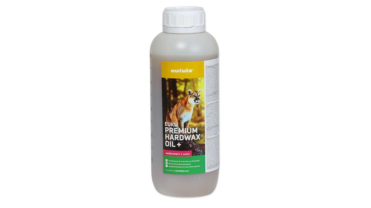 Eukula Hard Wax Oil 1 litre semi-matt