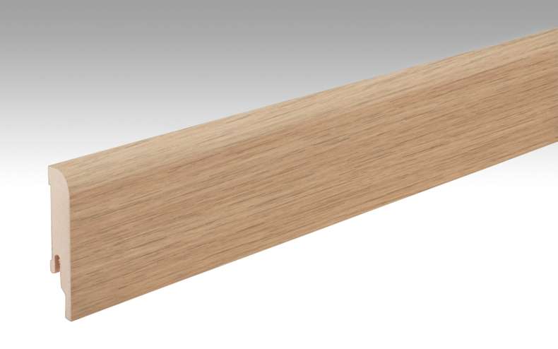 MEISTER skirting boards baseboards lock oak nature 6836 - 2380 x 80 x 16 mm (200006-2380-06836)