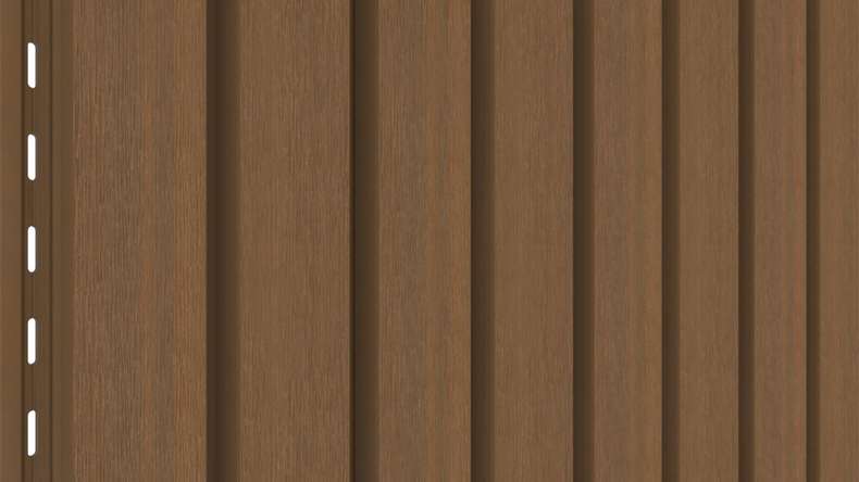 planeo LINEA Wide – WPC CoEx cladding, Burma Teak, 2900 x 181 mm