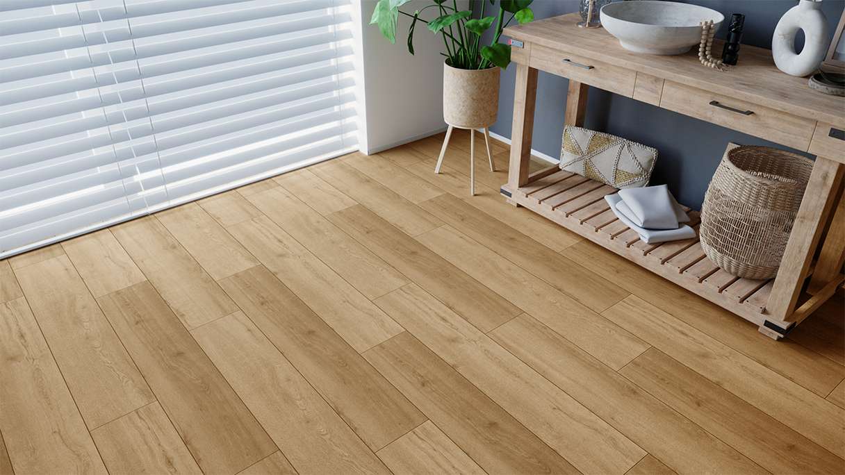 SKAVA rigid click vinyl - Unique Pala | integrated impact sound insulation (LO-2005)