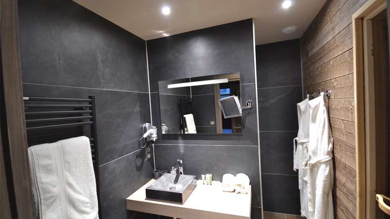 planeo EVOLITH Slate&Stone - Natural stone wall cladding Noctis 1220 x 610 mm