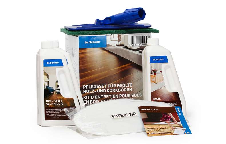 Dr Schutz care set for oiled and waxed wood and cork floors