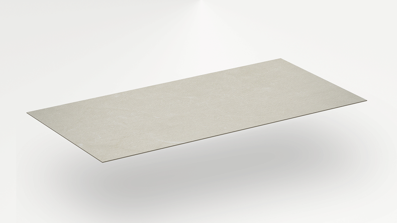 planeo SPC wall panelling – CeraRock Tile Stripes Ivory Marble XL 280 x 117.5 cm