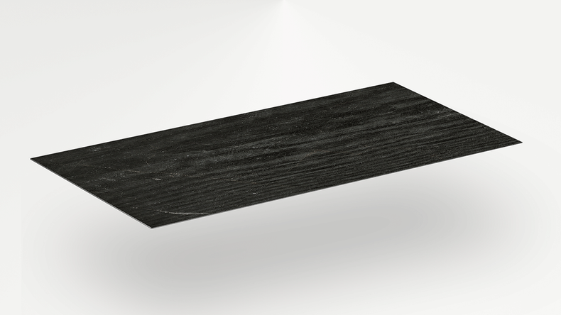planeo SPC wall cladding – CeraRock Tile Stripes Black Slate XL 280 x 117.5 cm