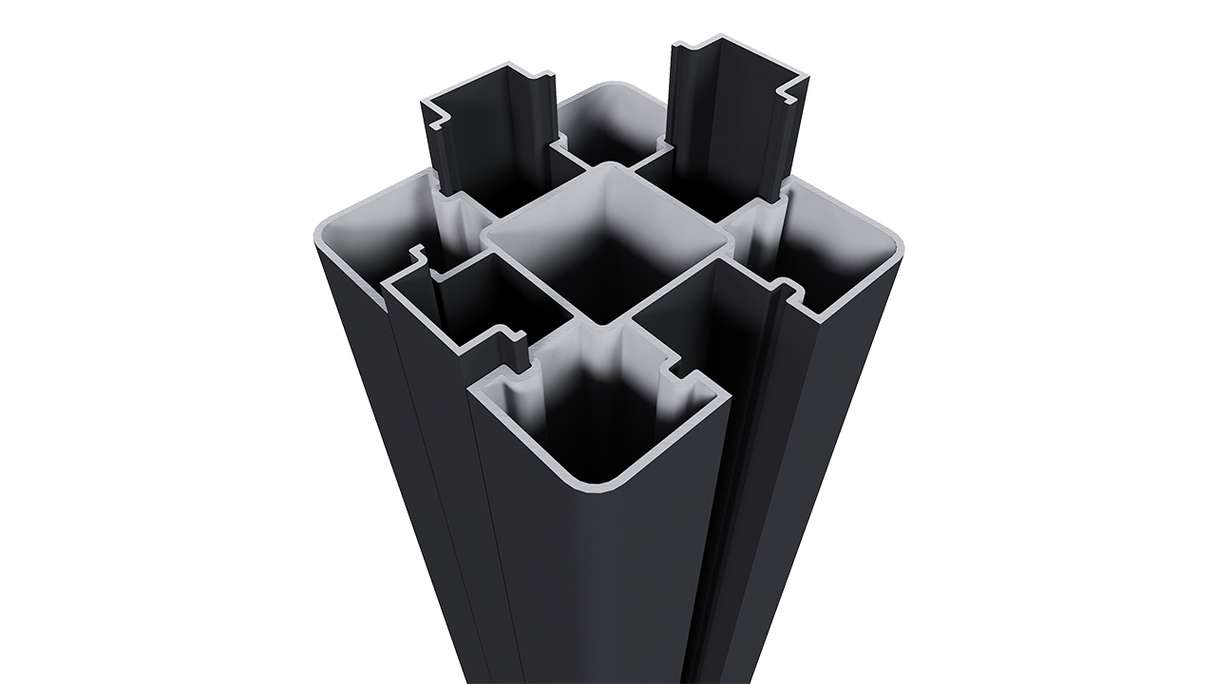 planeo Aluminium Post Cover Strip 190 cm