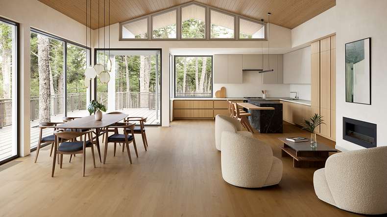 planeo WPC click vinyl - PUREtec MAX 70 EIR Pure Golden Oak | Impact sound insulation integrated (RP-A50-7)