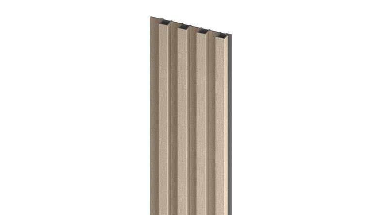 planeo wall panelling plastic louvre panels M - MPC Linen Structure 16x265