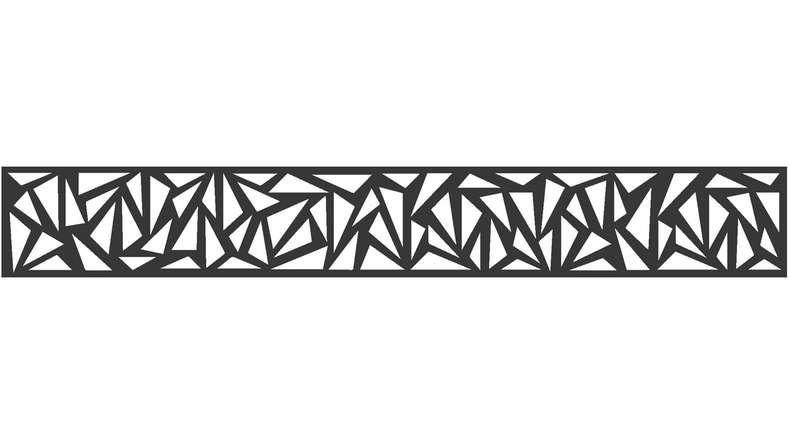 planeo Gardence – Designer insert 1800 x 300 x 1.5 mm, anthracite