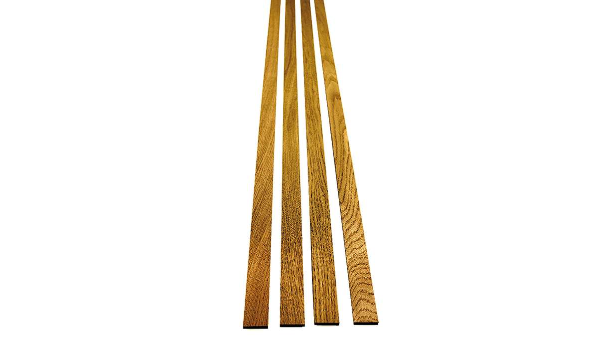 Skaben acoustic panels SilentWall Easy-Sticks - Rustic oak - 250 x 3.45 cm