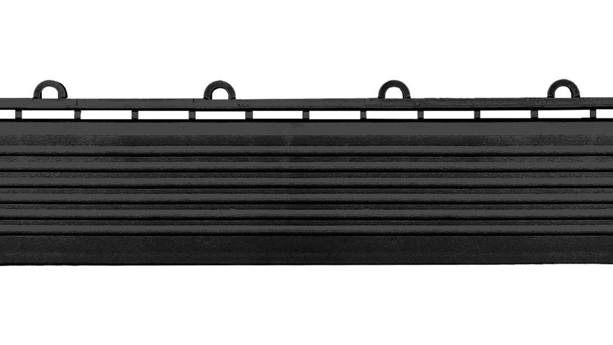 planeo side panel for 30 x 30 cm click tiles – black with eyelet