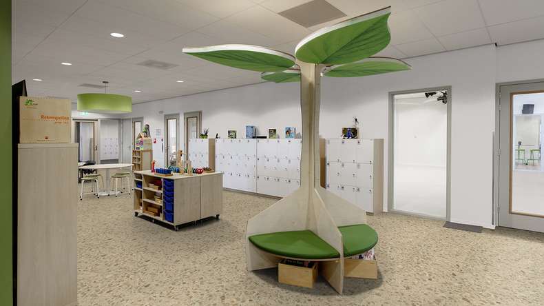 planeo self-adhesive vinyl – SilentIQ Stone 2-in-1 Commercial Noresto | Integrated impact sound insulation (F-DS-SIQ-6080)