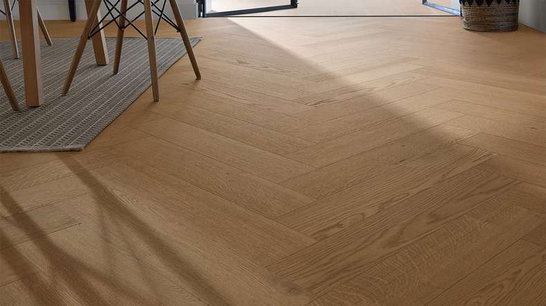 MEISTER Lindura wood flooring HS 500 - 20233 Oak classic clay brown ultra matt lacquered 700 x 140 x 11 mm (500010-0700140-20233)