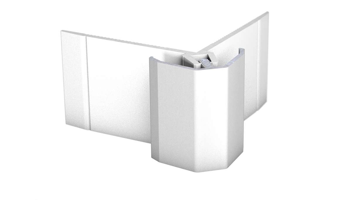 planeo wall profile system outside corner 069 - 260 cm