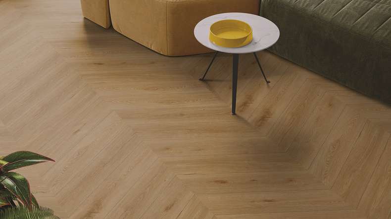 Gerflor Klick Vinyl Rigid - Creation 55 Clic Acoustic HB Aquinoah Honey | Impact sound insulation integrated (41921706)