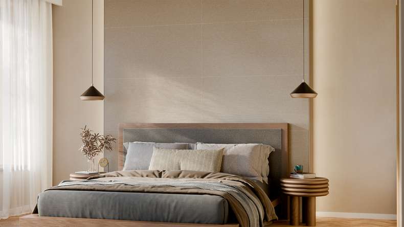 planeo wall cladding SPC - CeraRock Tile Stripes Tweed Sand 120 x 60 cm