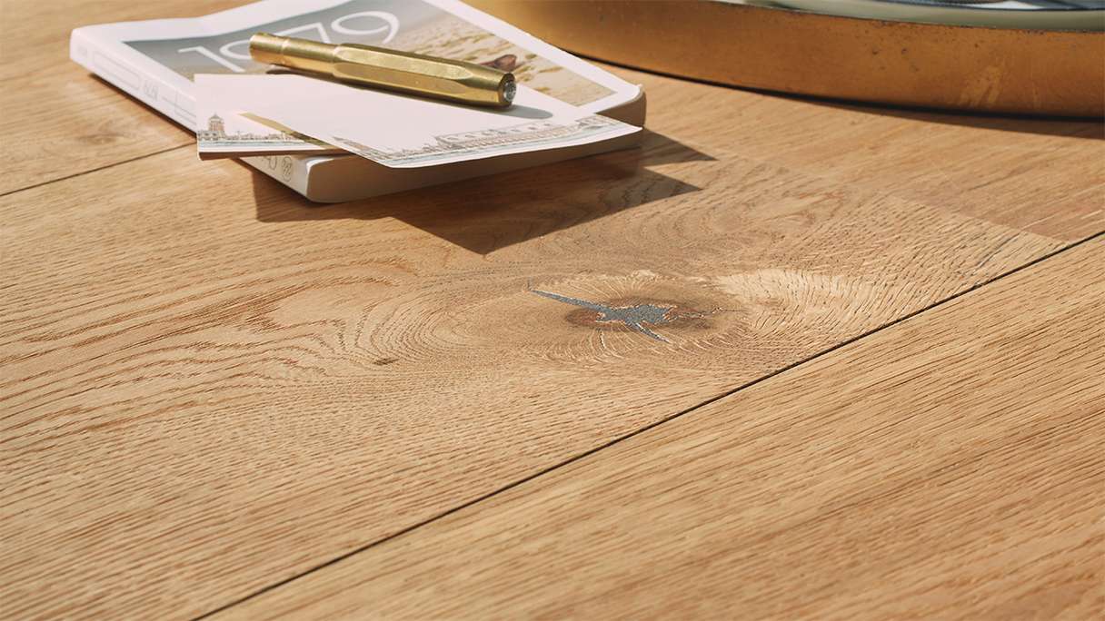 MEISTER Lindura wood flooring HD 400 - 08915 Oak authentic ultra matt lacquered 2200 x 205 x 11 mm (500214-2200205-08915)