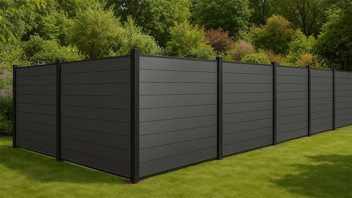 planeo Classic - BPC plug-in fence grey