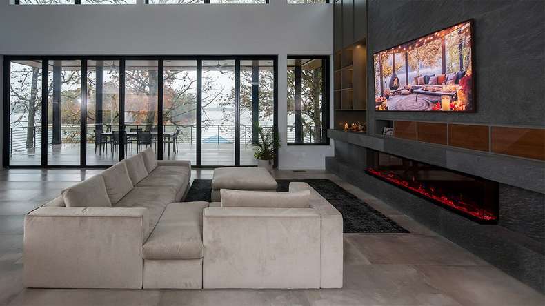 planeo EVOLITH Slate&Stone - Natural stone wall cladding Stellar Void 1220 x 610 mm