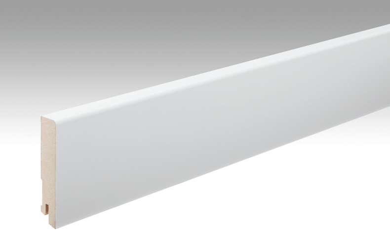 MEISTER Skirtings White paintable DF 2222 - 2380 x 80 x 16 mm (200011-2380-02222)