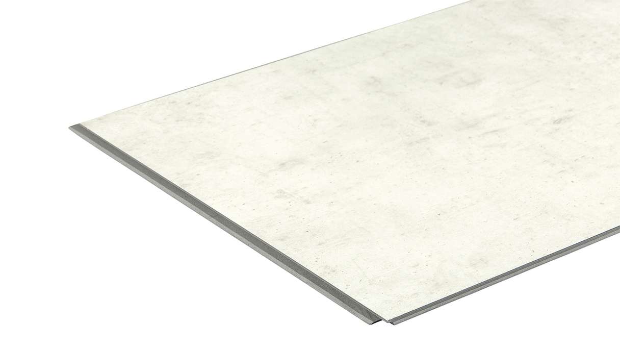 planeo StrongWall - Plastic wall panelling XL Light Cement 260 x 90 cm