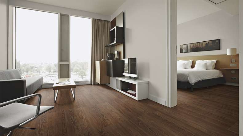 Forbo Allura Wood 70 adhesive vinyl - Terra Ash 750 x 150 mm (63663DR7)