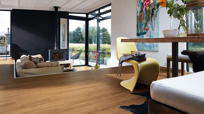 MEISTER Design flooring MeisterDesign. next DD 500 S - 06999 Golden Oak | Impact sound insulation integrated (400054-1287220-06999)