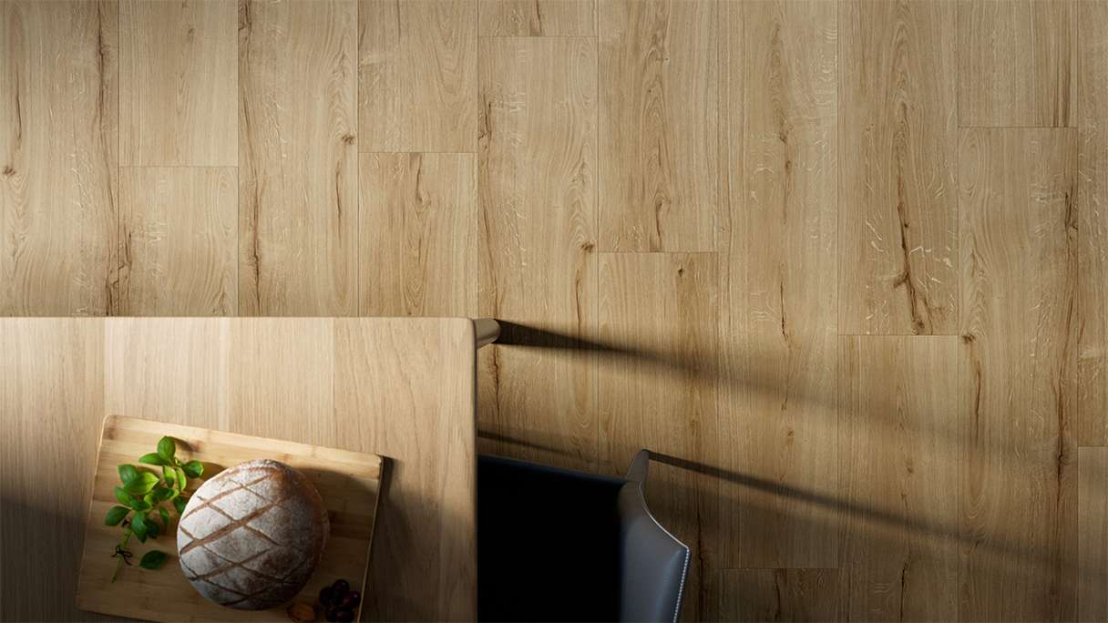 planeo Rigid Click Vinyl - Loft Oak | Impact sound insulation integrated (DF-K-432-055)