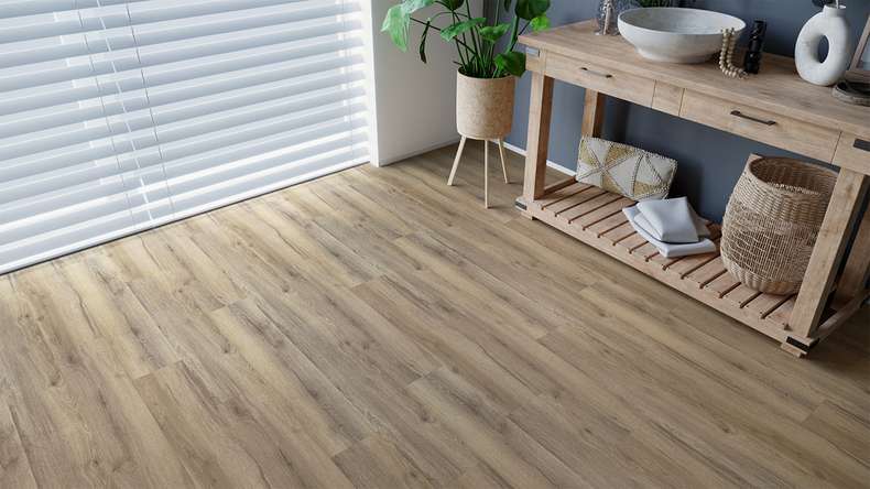planeo design flooring for gluing - Eco Home&Health Rustic Oak Grey | synchronous embossing (LO-ED-04)