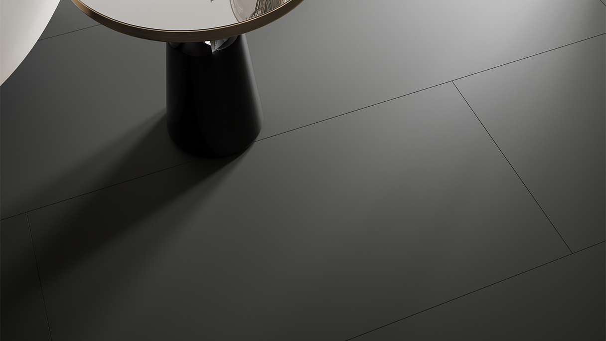 planeo Rigid Click Vinyl - Stone Black Matt | Impact sound insulation integrated (100P190MT)