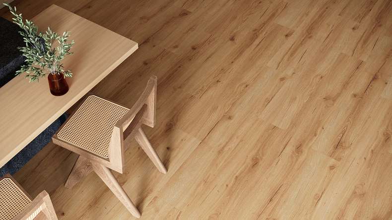 planeo WPC click vinyl - PUREtec MAX 70 EIR Honey Nature Oak | Impact sound insulation integrated (RP-A50-1)