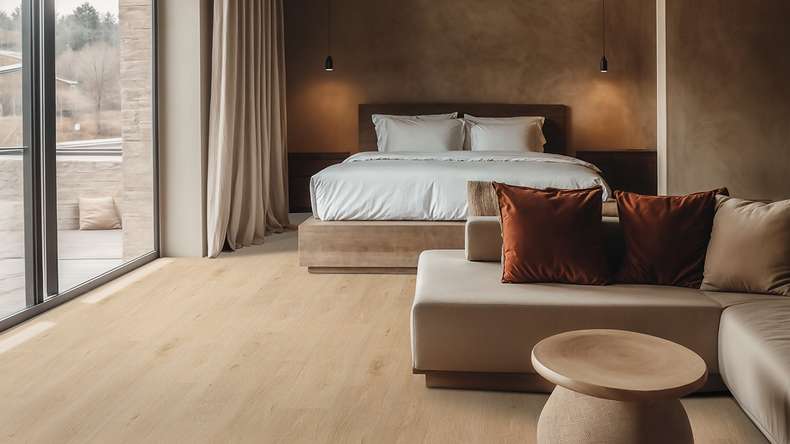 Gerflor Klick Vinyl Rigid - Creation 40 Clic Acoustic Aquinoah Blond | Impact sound insulation integrated (61301704)