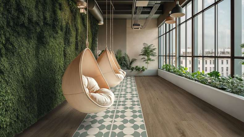 Gerflor adhesive vinyl - Creation 55 Aquinoah Nature