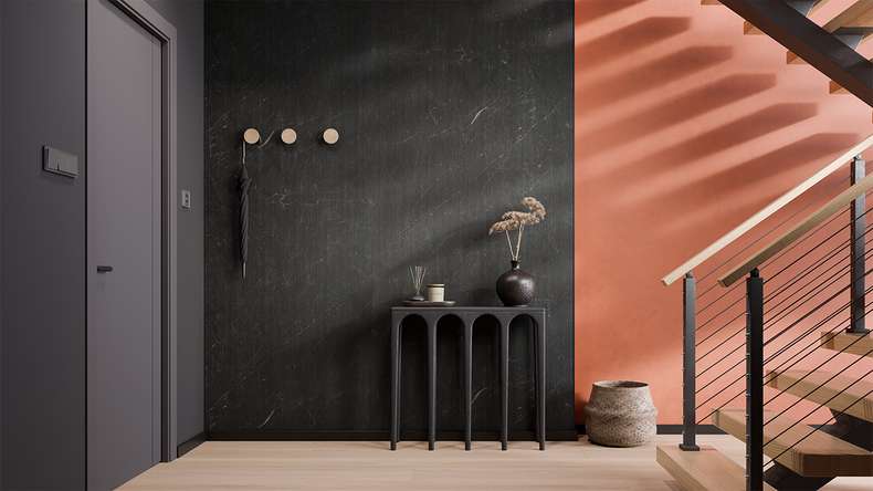 planeo wall cladding SPC - CeraRock Tile Stripes Black Slate 120 x 60 cm