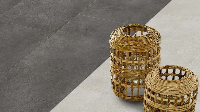 Gerflor adhesive vinyl - Creation 55 Bloom Uni Clear