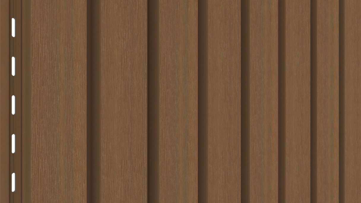 planeo LINEA Wide – WPC CoEx cladding, Burma Teak, 2900 x 181 mm