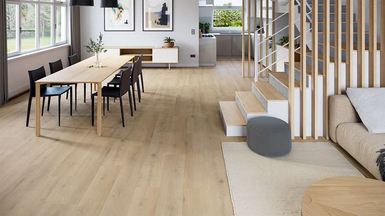 planeo Rigid click vinyl - Coastline Oak | Impact sound insulation integrated (DF-K-032-055)