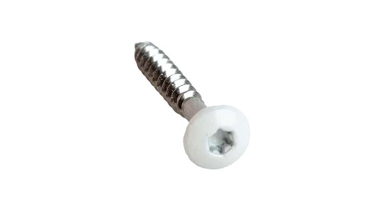 planeo panel screws - White 4.0 x 30 TX20 - 50 pcs