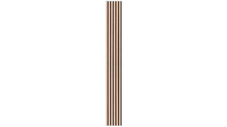 Skaben acoustic panels SilentWall Comfort - light brown oak - 250 x 30 cm