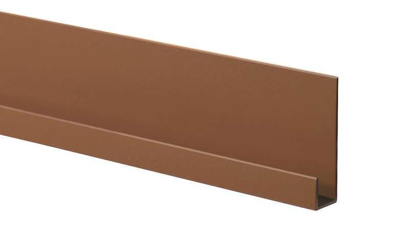 Trespa Proface End Profile - Tropical Ipe 3000 mm