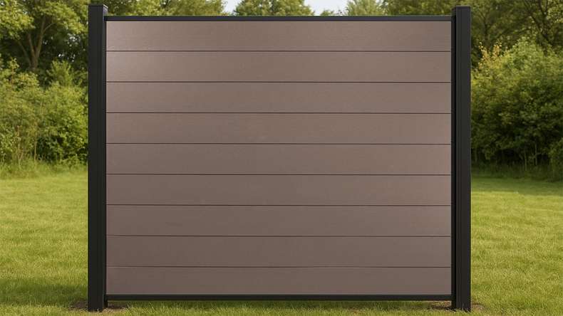 planeo Classic - BPC plug-in fence brown