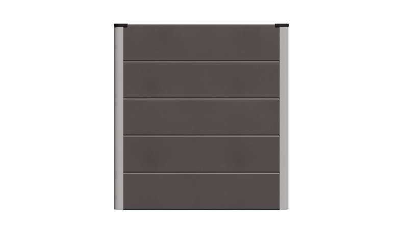 planeo BPC raised bed Cube - anthracite | DB703 70 x 70 x 75 cm