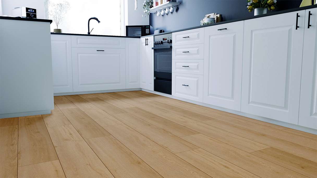 SKAVA rigid click vinyl - Unique Pala | integrated impact sound insulation (LO-2005)